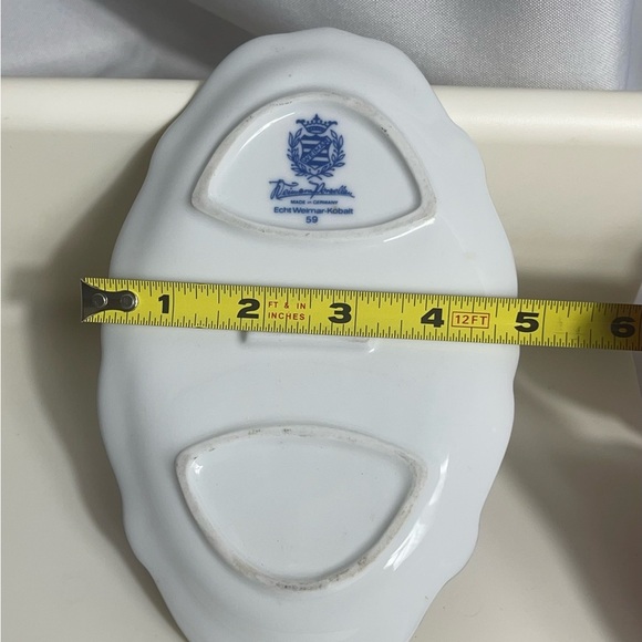 Vintage and Rare Echt Weimar- Kobalt 59 Elegant Gold and Blue Table Dish - Picture 5 of 8